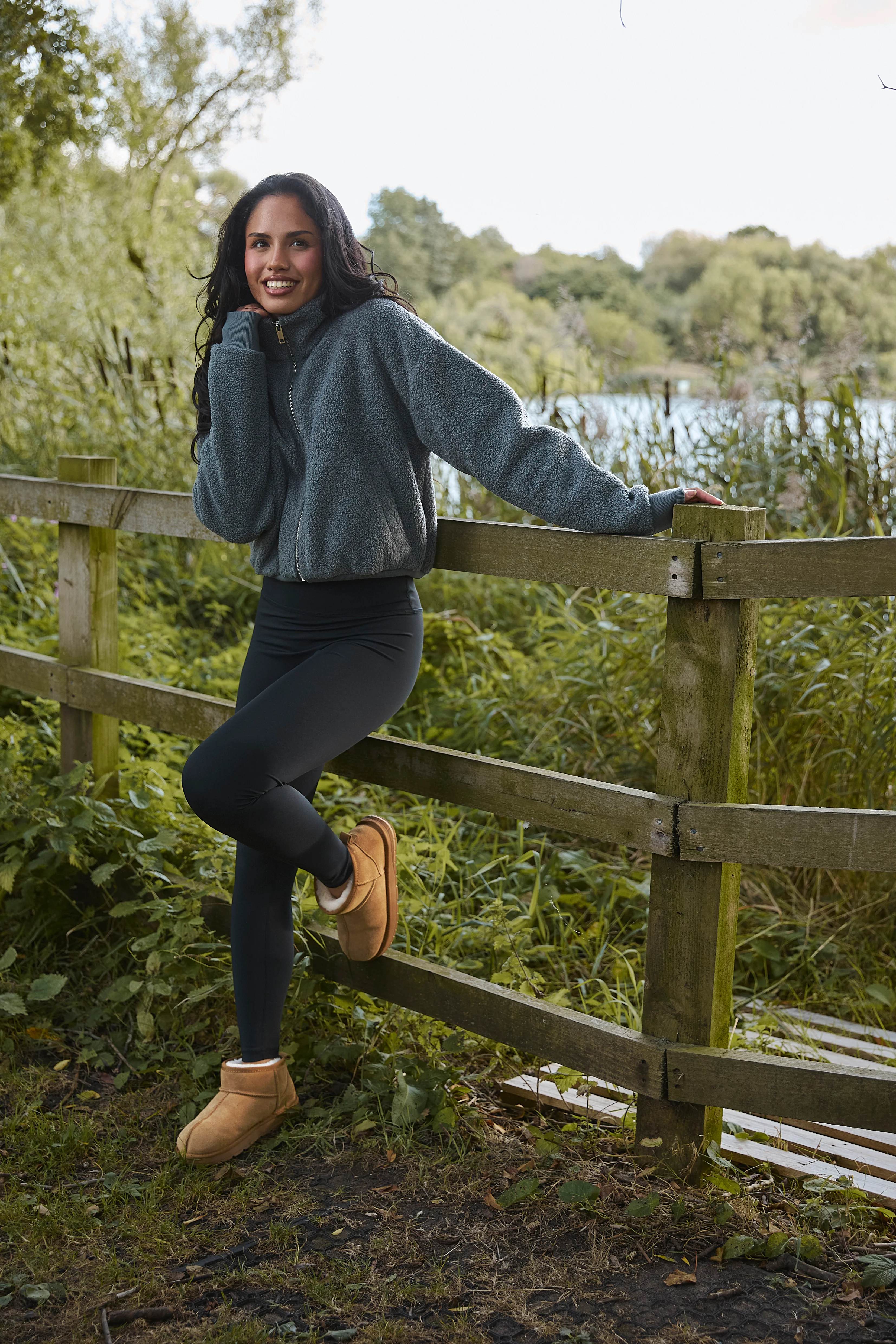 Storm Cropped Jacket in Grey - Image 6