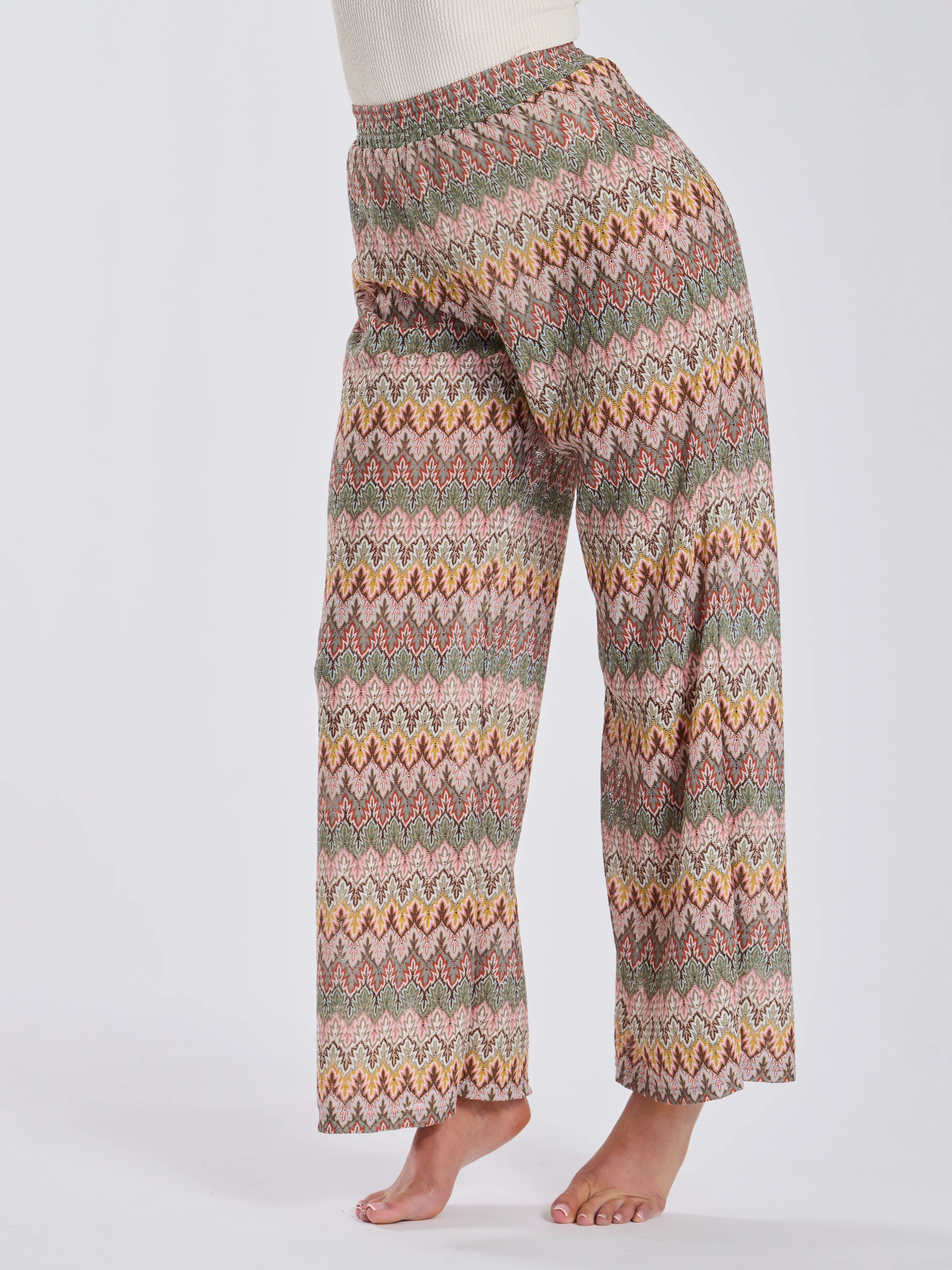 Praya Beach Trousers in Rustic Crochet - Image 3